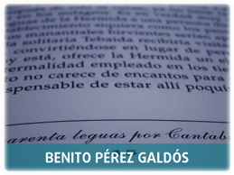 Benito Pérez Galdós