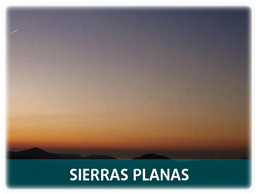 Sierras planas
